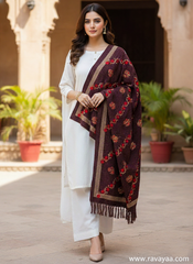 Women’s Velvet embroidery Shawl